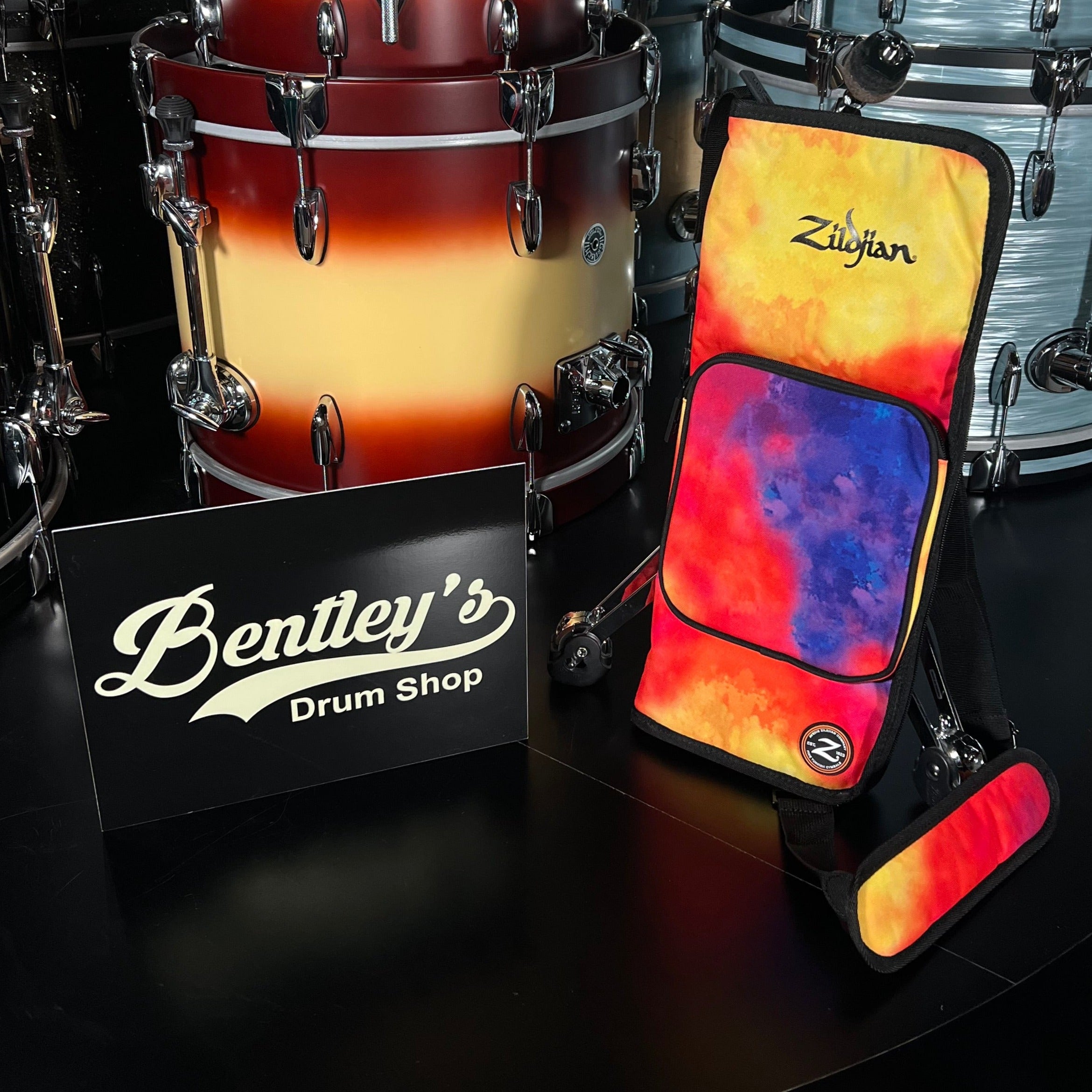 Sacoche pour baguettes Zildjian Student en Orange Burst